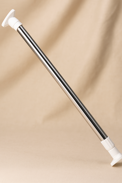 Drill-Free Multifunctional Adjustable Rod – Heavy-Duty Stainless Steel | No-Drill, No-Damage Installation